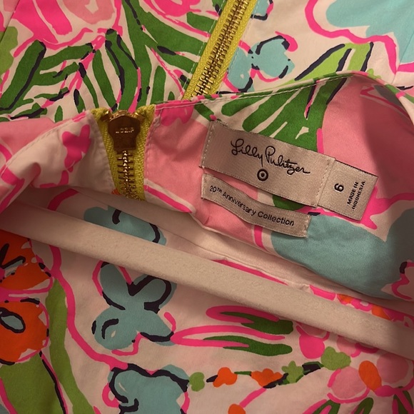 Lilly Pulitzer Target Nosey Posey Floral Shift Dress Size 6 20th Ann. NWOT - Picture 3 of 3